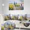 Designart - Sunflower Farm - Floral Painting Print on Wrapped Canvas